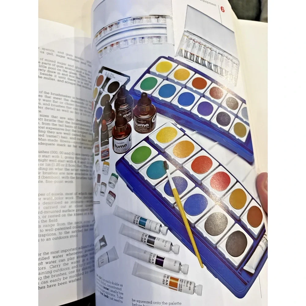 The Artists Manual Equipment, Materials Stan Smith H.F. Ten Holt Art Book